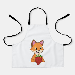 Fox with Strawberry Apron