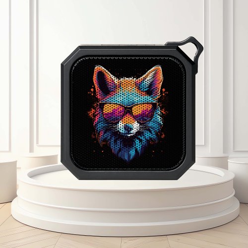 Fox with Sunglasses  Bluetooth Speaker