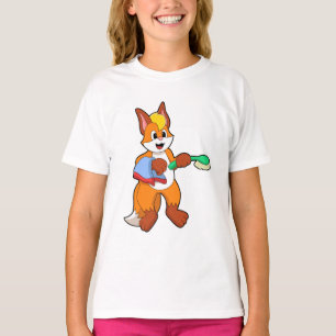 Fox with Towel & Brush T-Shirt