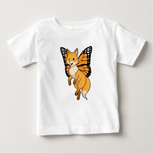 Fox with Wing Baby T_Shirt