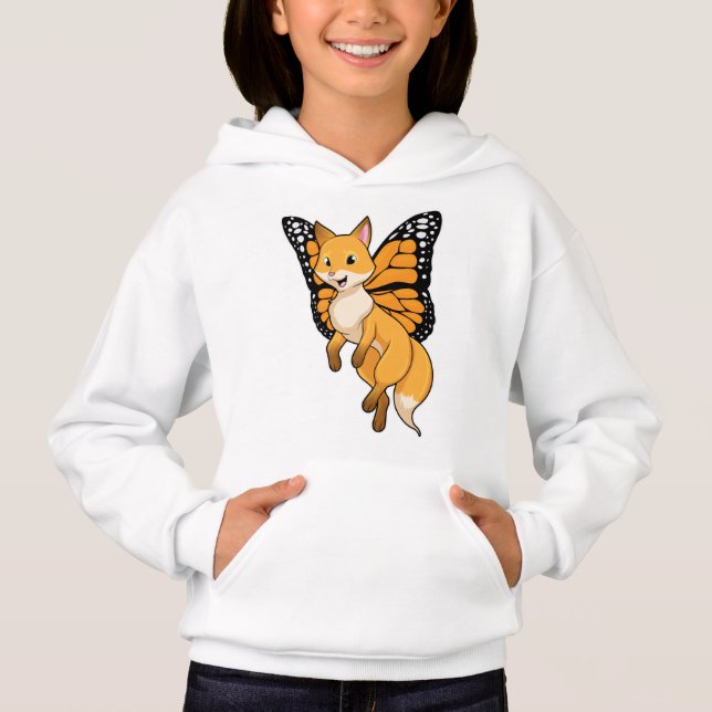 Fox with Wing Hoodie (Front)