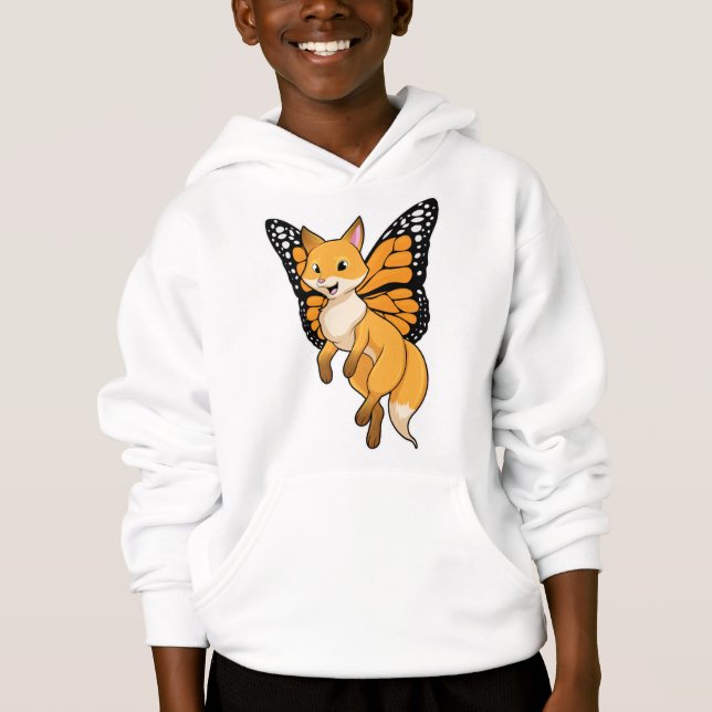 Fox with Wing Hoodie (Front)