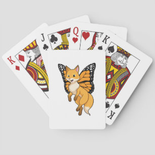 Fox with Wing Poker Cards