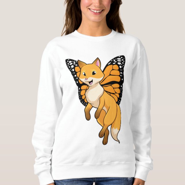 Fox with Wing Sweatshirt (Front)