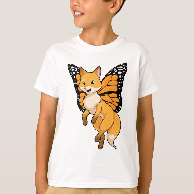 Fox with Wing T-Shirt (Front)