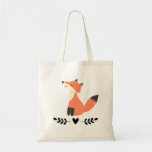 Fox Woodland Animal Foxes Lover Gift Tote Bag at Zazzle
