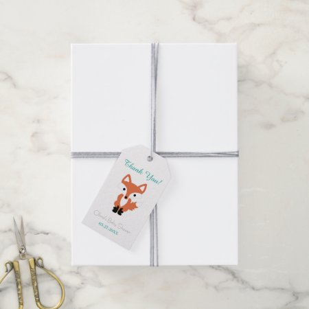 Fox Woodland Baby Shower Pack Of Gift Tags
