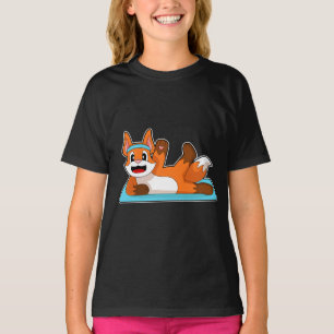 Fox Yoga Fitness Gymnastics T-Shirt
