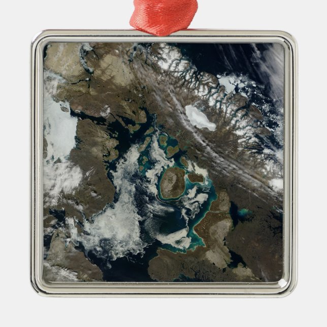 Foxe Basin, Northern Canada Metal Ornament (Front)