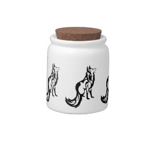 Foxed Candy Jar