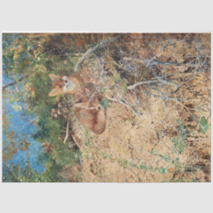 Foxes, Bruno Liljefors Tissue Paper