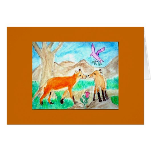 foxes cards (Front Horizontal)