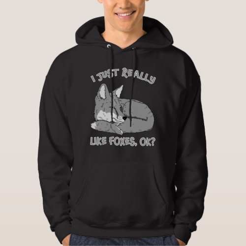 Foxes design fox woodland animal lover forest Gift Hoodie