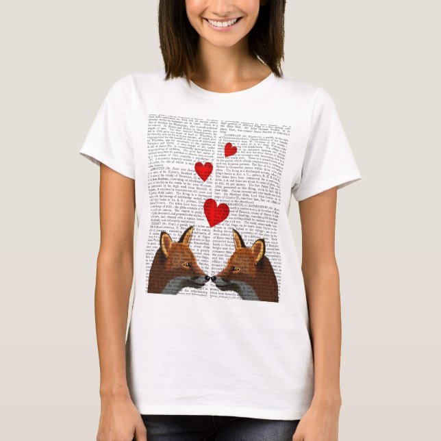 Foxes in Love T-Shirt (Front)