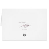 Foxes in Love: With Much Affection (Back Horizontal)