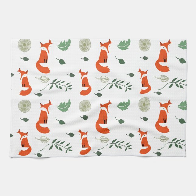 Foxes Kitchen Towel (Horizontal)