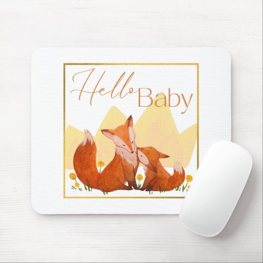 Foxes New Mom Mouse Pad Gift