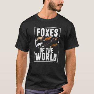 Foxes Of The World Animal For Men Women Furry 1 T-Shirt