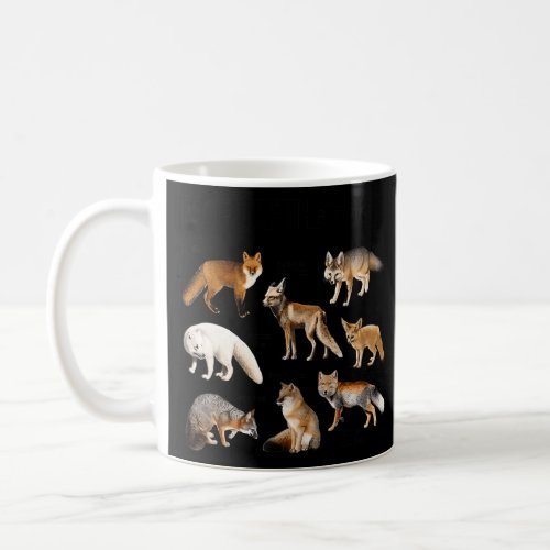 Foxes Of The World Cute Fox Animals  Coffee Mug