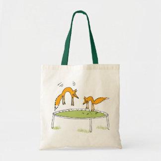 Foxes on Trampoline Bag