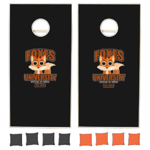 Foxes University Cornhole Set