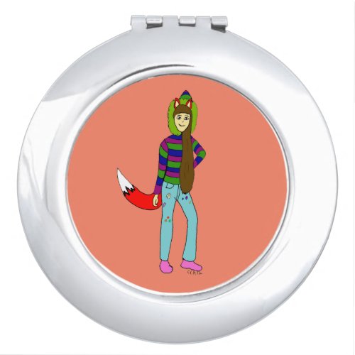 foxgirl     compact mirror