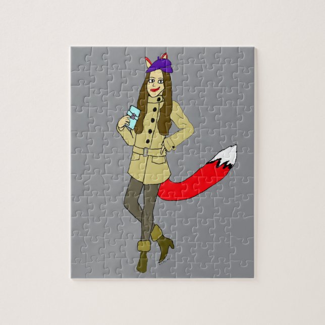 Foxgirl  jigsaw puzzle (Vertical)
