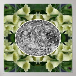 Foxglove Flower Frame Create Your Own Photo Poster