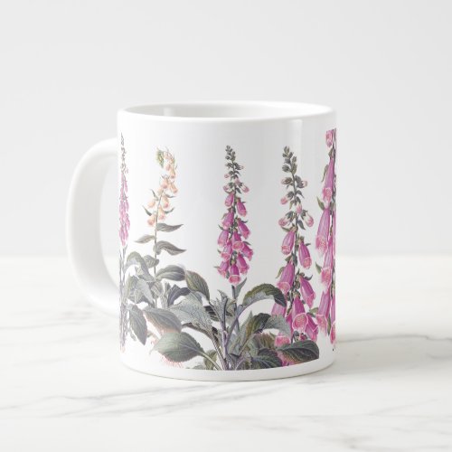 Foxglove Flowers Floral Garden Jumbo Mug