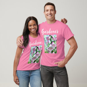 Foxglove Flowers Floral Pink Garden Personalized T-Shirt