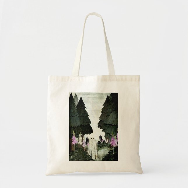 Foxglove Ghost Tote Bag (Front)