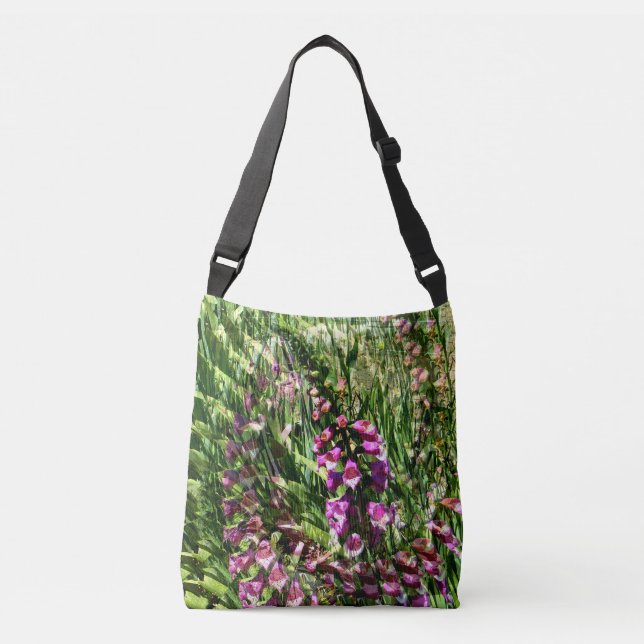 Foxglove Love....... Crossbody Bag (Front)