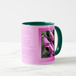 Foxglove Mug With Verse