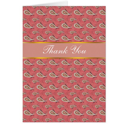 Foxglove Petal Paisley Pattern Cards (Front)