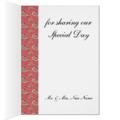 Foxglove Petal Paisley Pattern Cards (Inside (Right))
