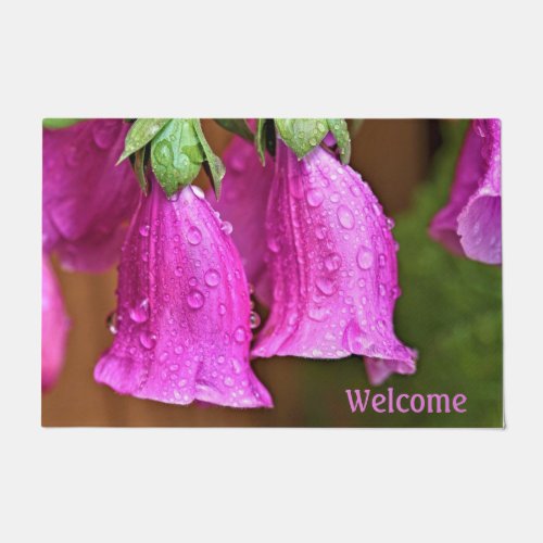 Foxglove Twins Welcome Mat