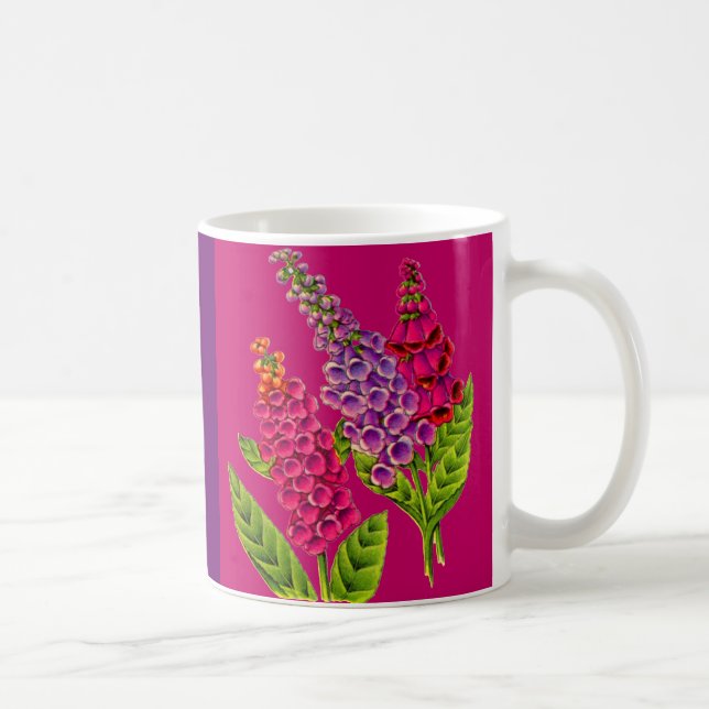foxgloves coffee mug (Right)