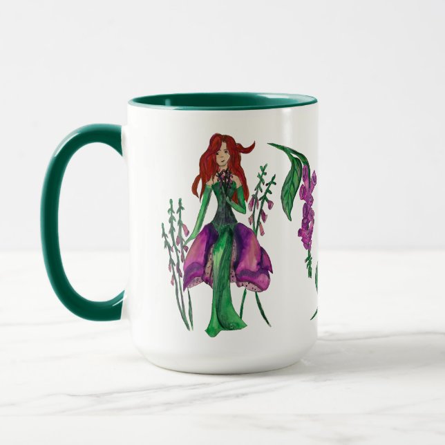 Foxgloves poison fashion mug (Left)