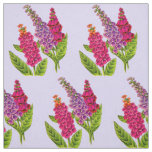 foxgloves print floral print fabric