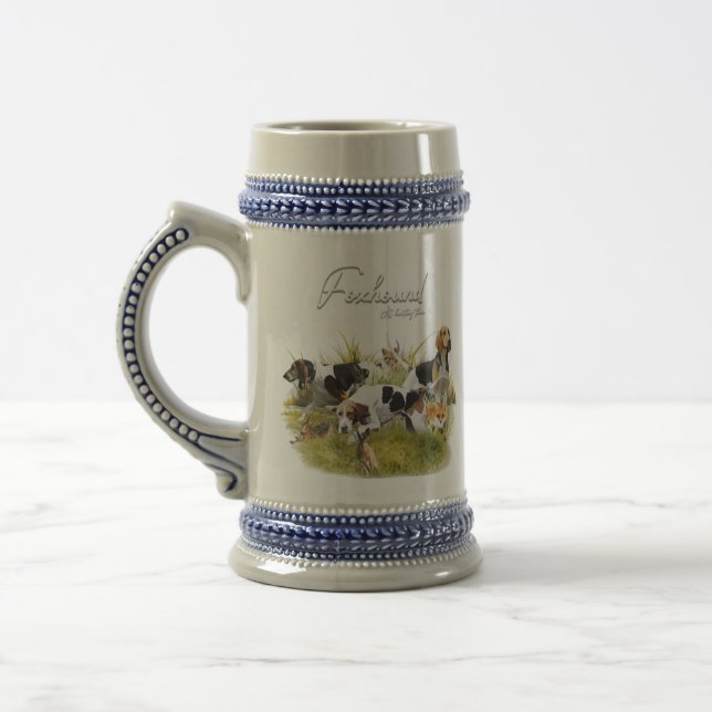 Foxhound  beer stein (Left)