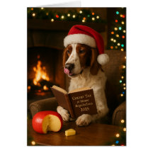 Foxhound 'Cheese Tax' Christmas card