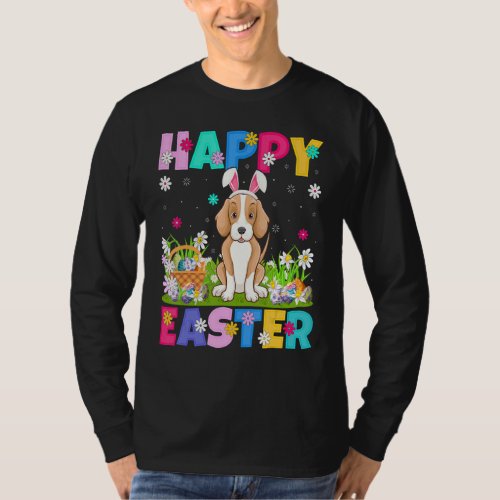 Foxhound Dog  Happy Easter Bunny Foxhound Easter S T_Shirt