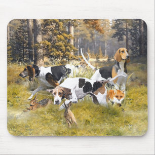 Foxhound mouse pad