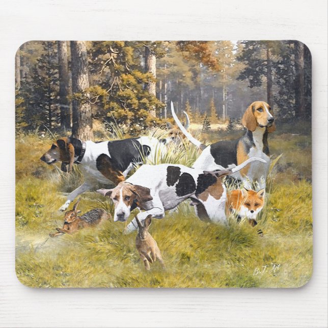 Foxhound  mouse pad (Front)