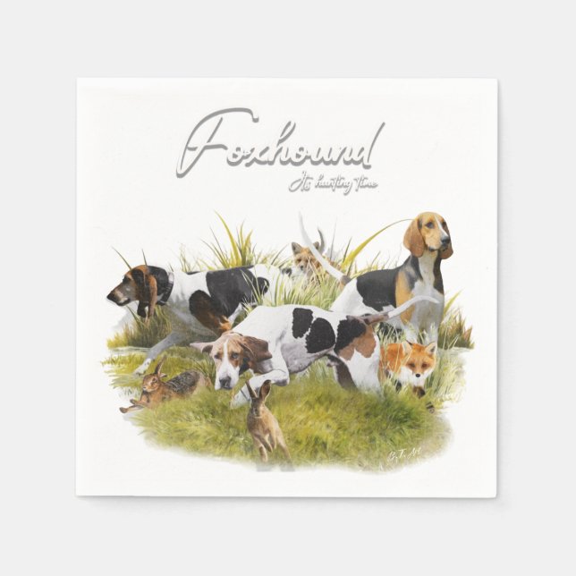 Foxhound  napkins (Front)