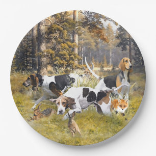Foxhound  paper plates