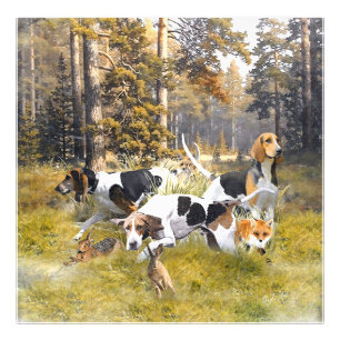 Foxhound photo print