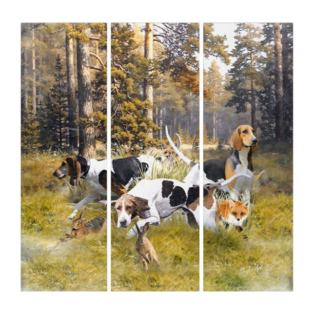 Foxhound  triptych (Front)