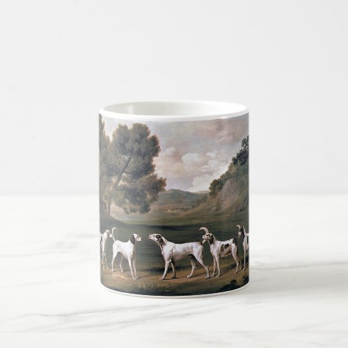Foxhounds in a Rural Landscape by George Stubbs Coffee Mug