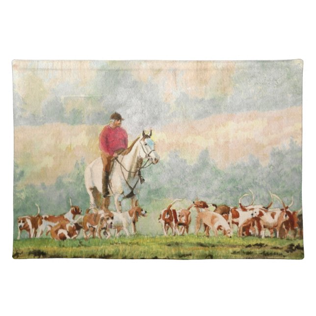Foxhunt Cloth Placemat (Front)